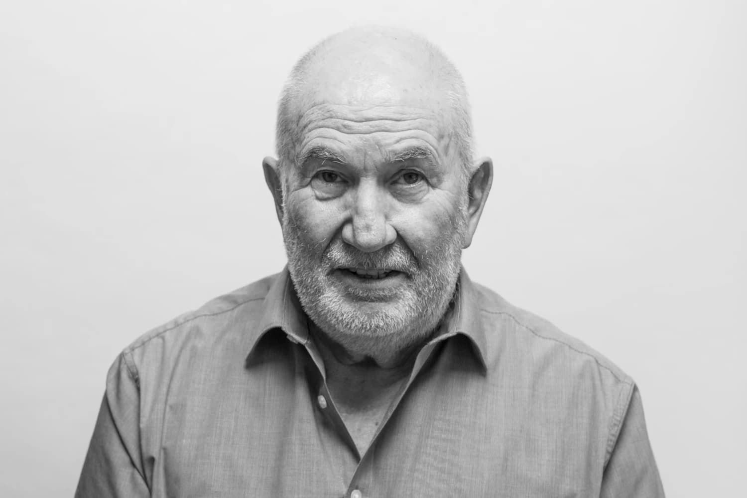 Tony Klinger, black and white portrait