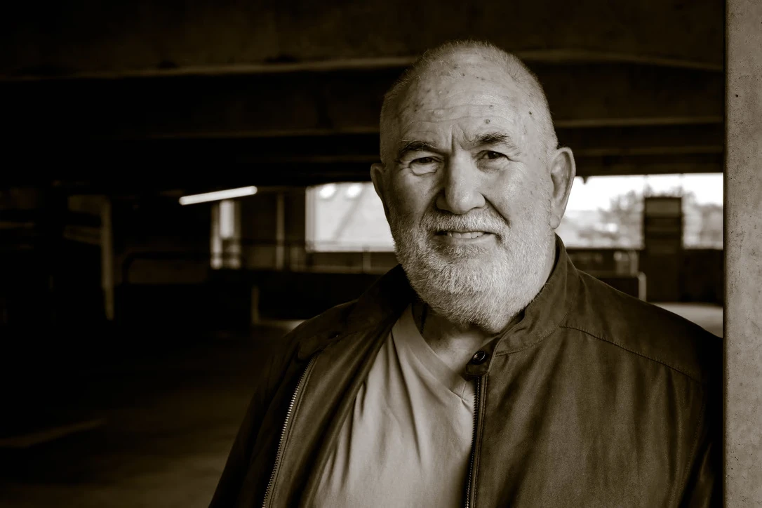 Tony Klinger, black and white portrait