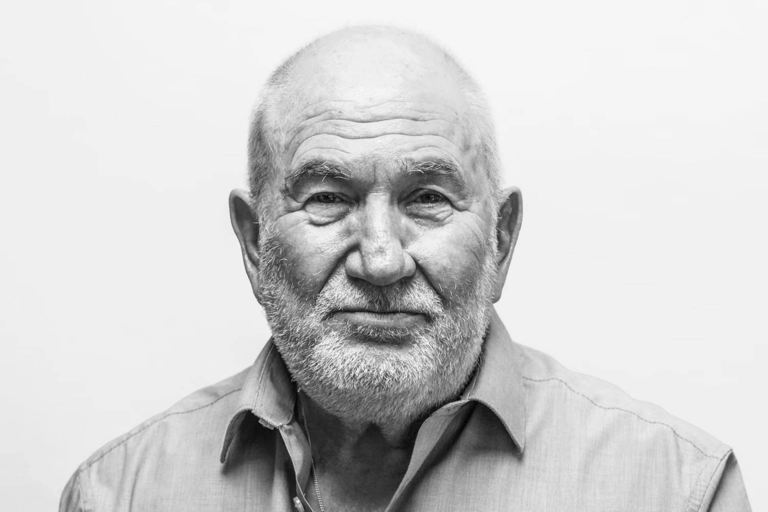 Tony Klinger, black and white portrait