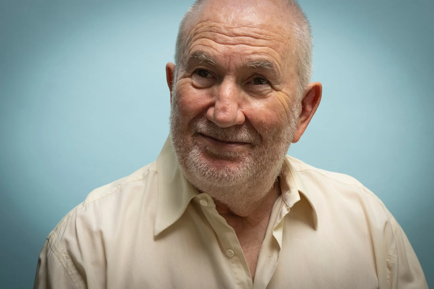 Tony Klinger, smiling