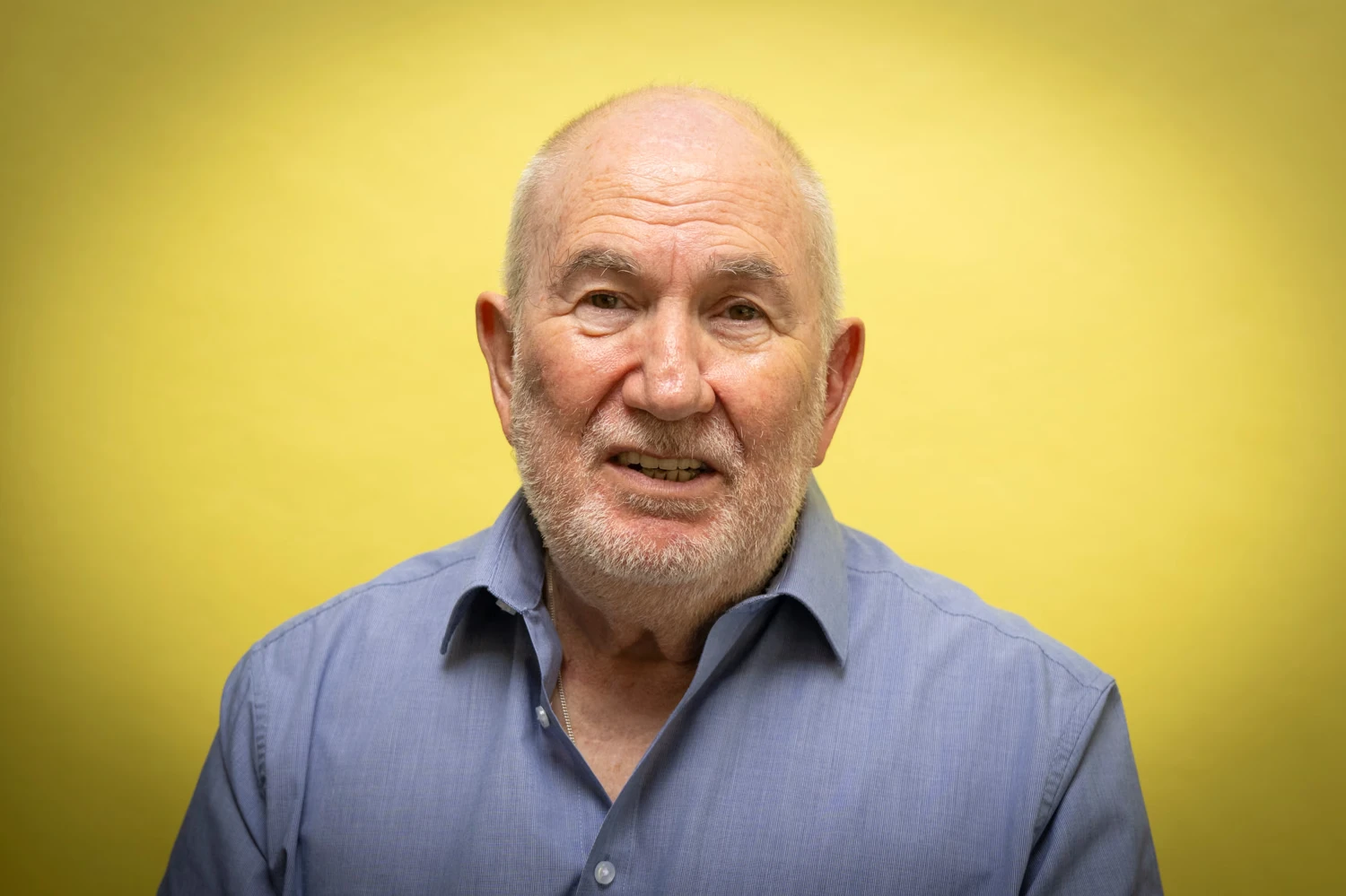 Tony Klinger, smiling